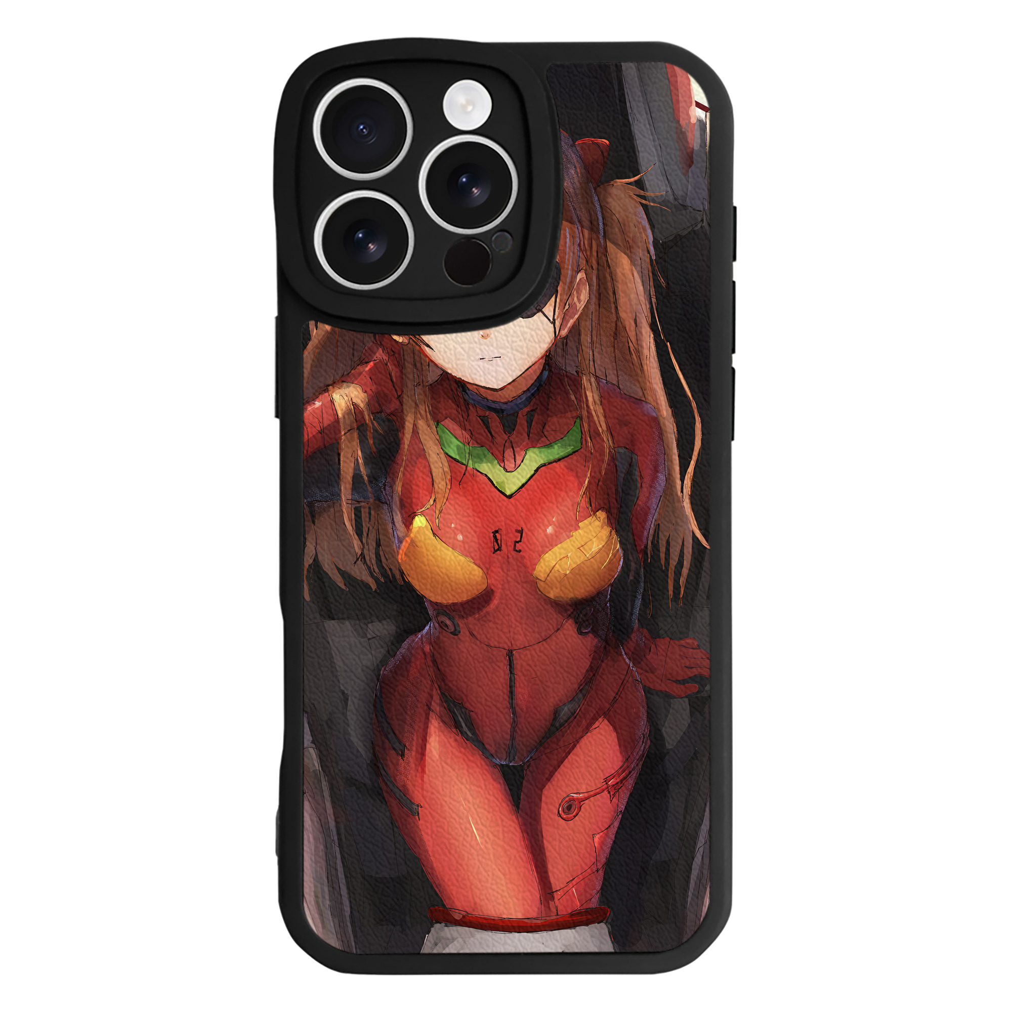 （画像用） EVA 新世紀エヴァンゲリオン 【iPhone 16シリーズ対応】シリコンスマホケース（レザー調） 材質：シリコン